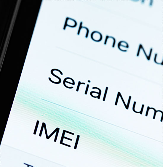 numero imei sur un telephone
