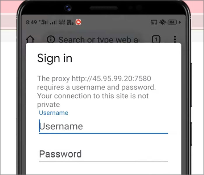 navigateur proxy sur android