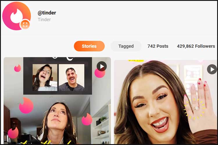 430000 abonnes compte tinder sur instagram