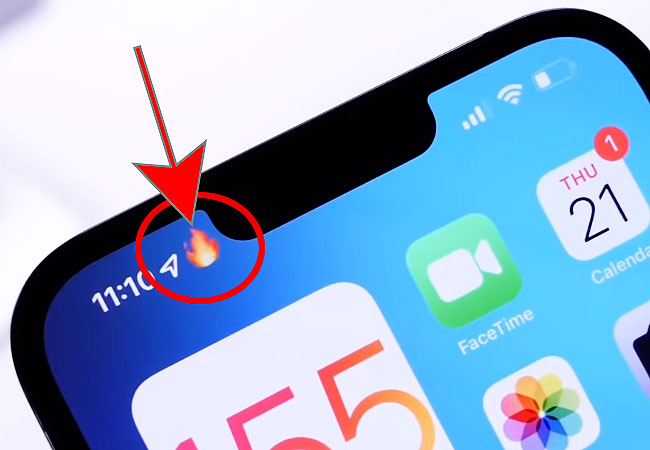 mettre des emojis barre de statut iphone