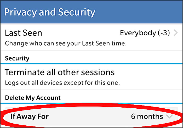 supprimer telegram sur iphone