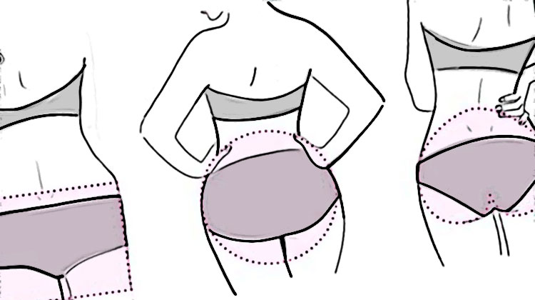 differentes formes de fesses feminines
