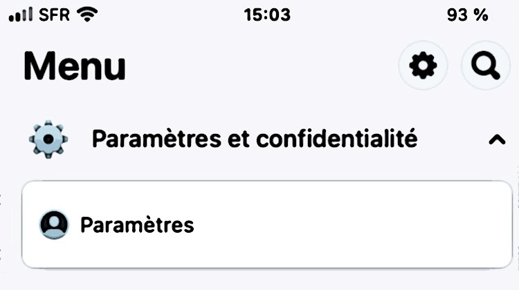 facebook parametres de confidentialite