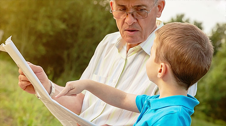 un vieux apprend son petit fils a etre honnete