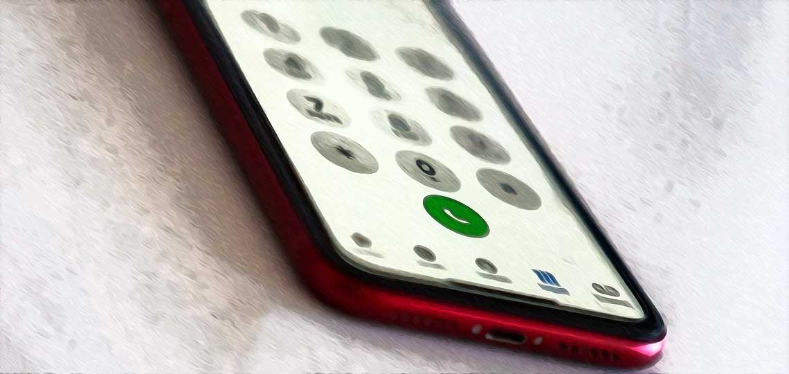 Clavier de téléphone portable