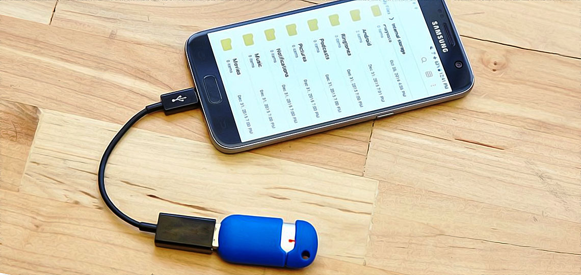 connecter une cle usb a un android