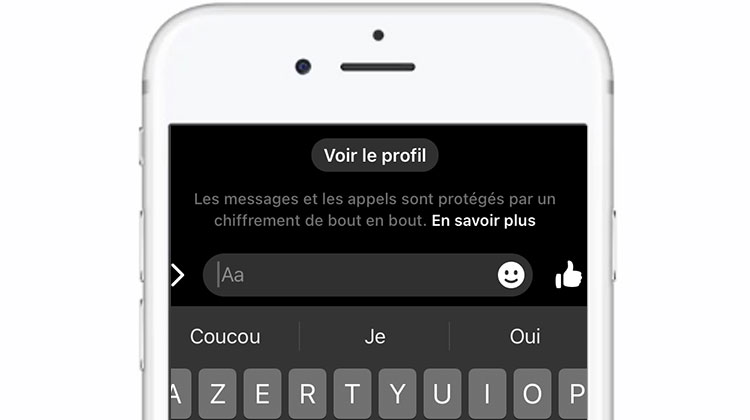 conversation secrete sur facebook messenger