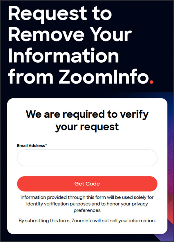 zoominfo retirer son numero de telephone