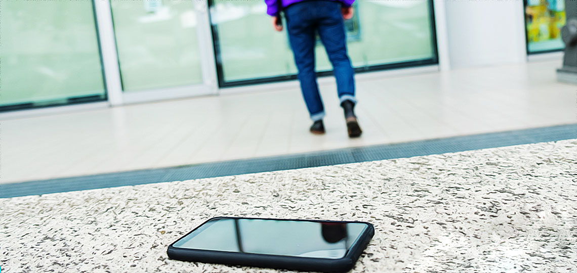 localiser le telephone de quelquun tombe par terre