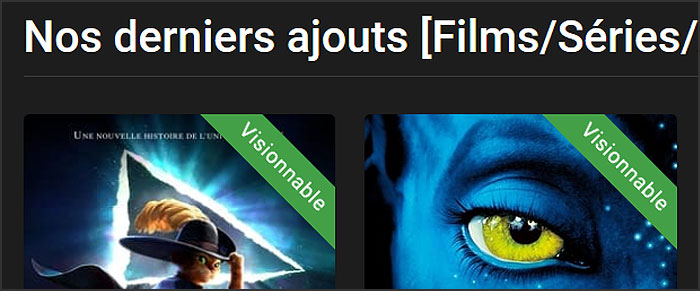 derniers ajouts site coflix