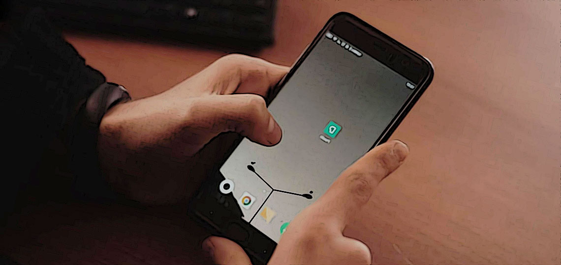 examiner a distance un telephone portable