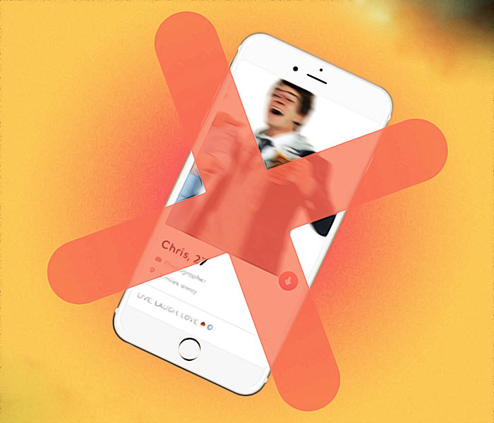 un homme sur tinder