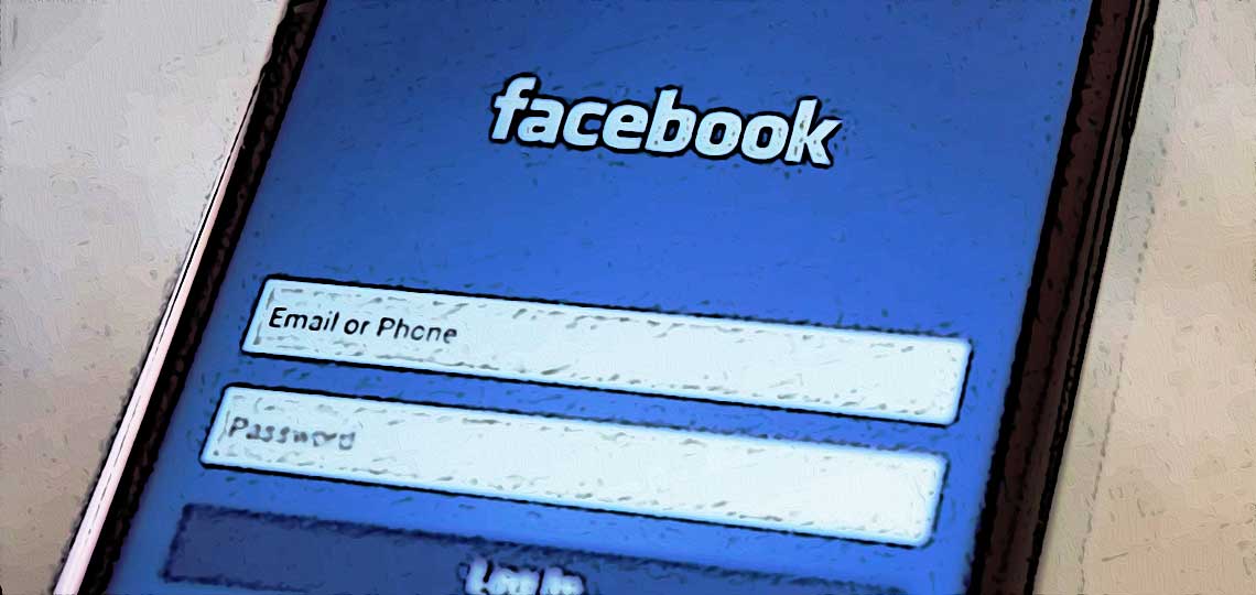 page de connexion de facebook