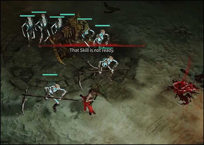 necromancien et squelettes dans diablo4