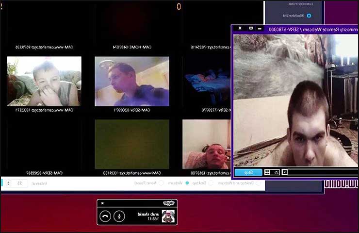 un pirate qui vole des videos en temps reel