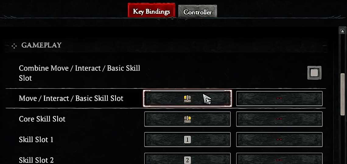 raccourci deplacement diablo4