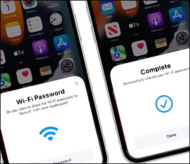 partager mot de passe wifi android