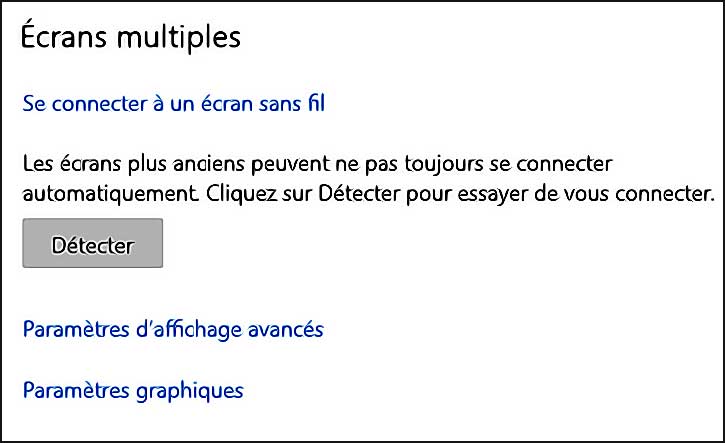 windows 10 ecrans multiples
