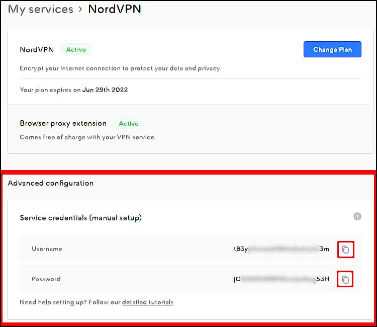 configuration avancee nordvpn