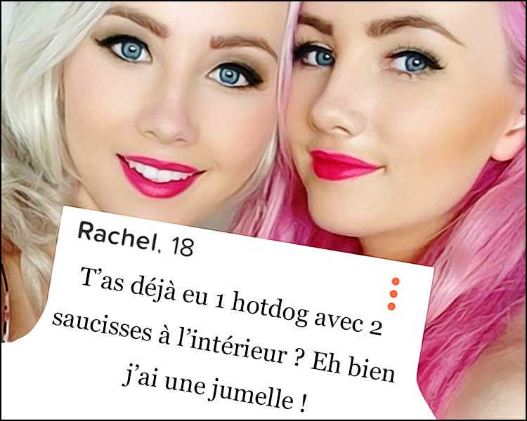deux jumelles sur tinder