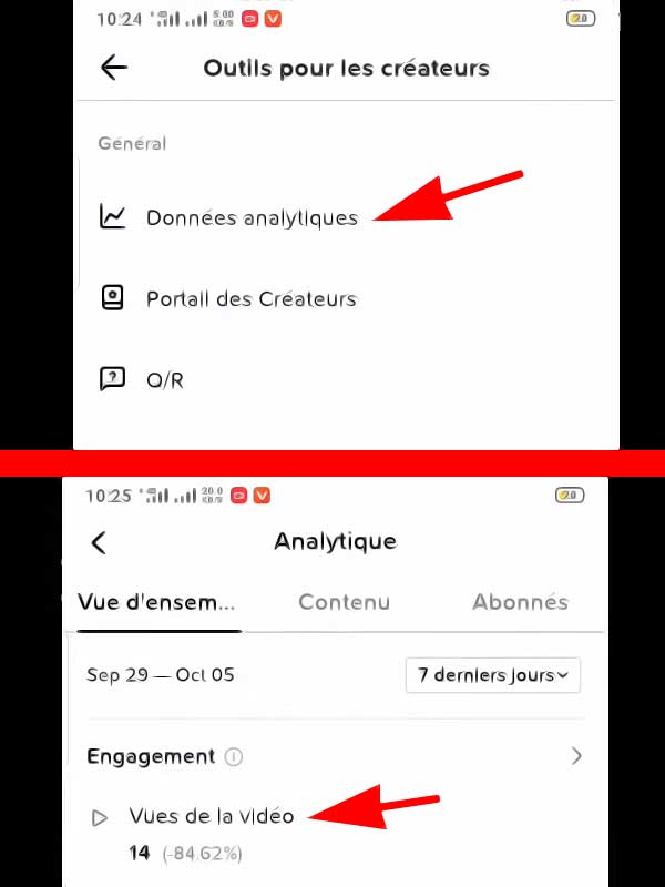 tiktok donnees analytiques