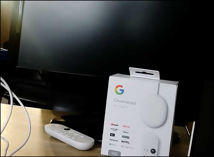une tele avec google chromecast