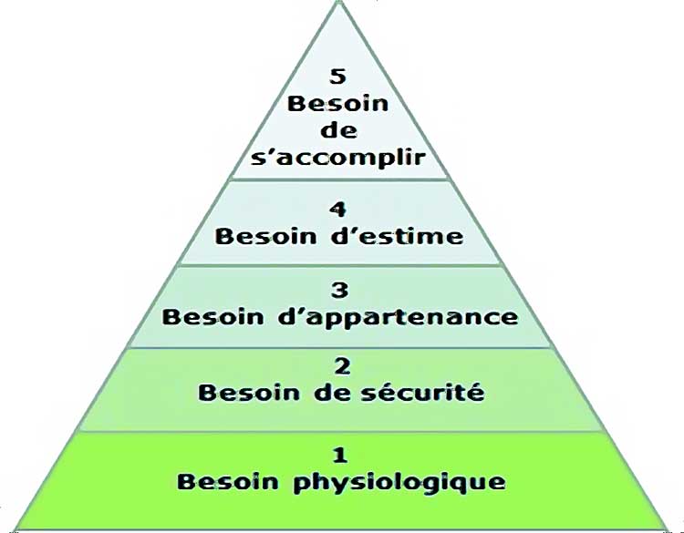 motivation pyramide des besoins selon maslow