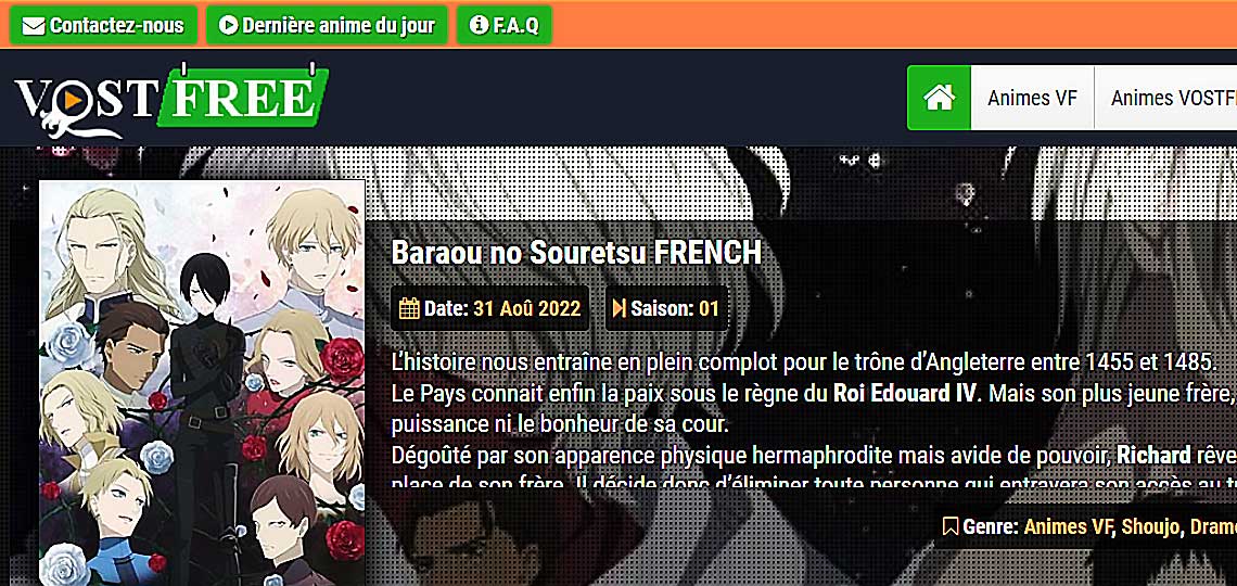 vostfree banniere