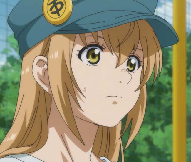 Hanna, jeune fille dans l'anime Ao Ashi