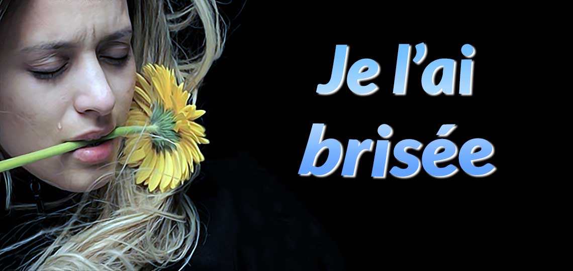 femme au coeur brise