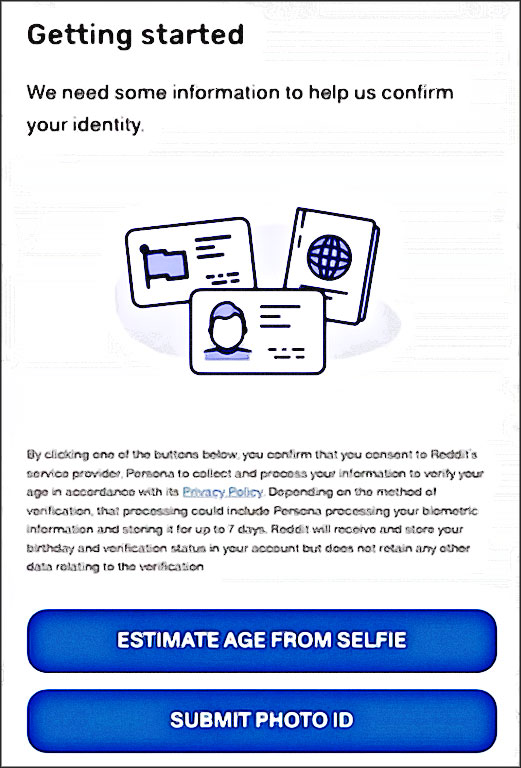 confirm your identity