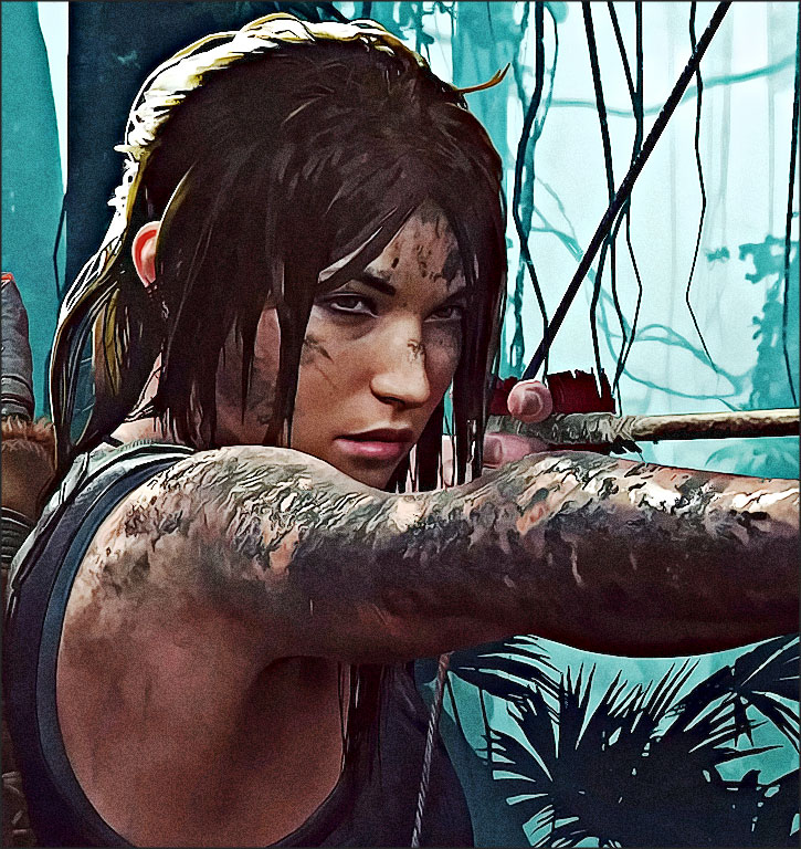 lara croft avant