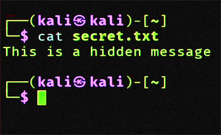 kali message cache