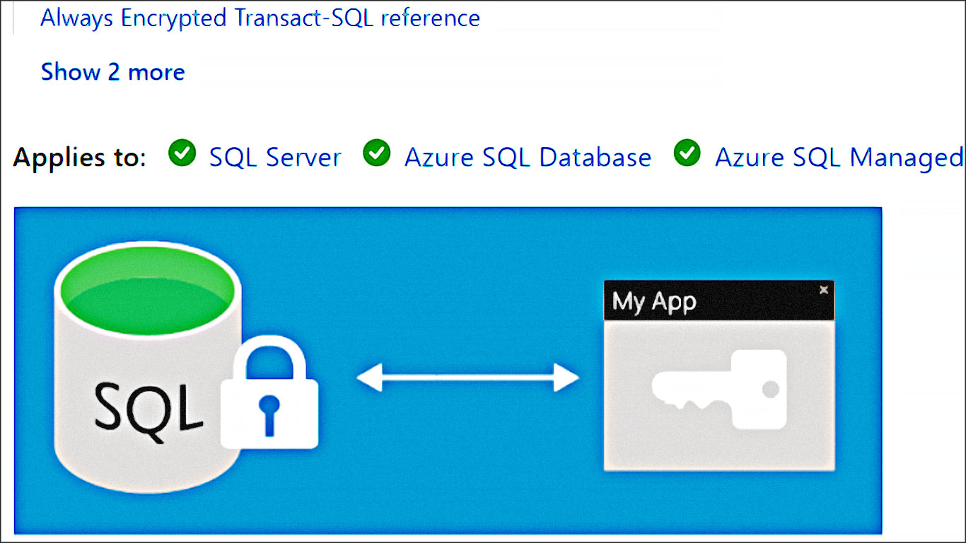 sql encrypted
