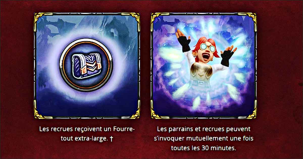 parrainage wow