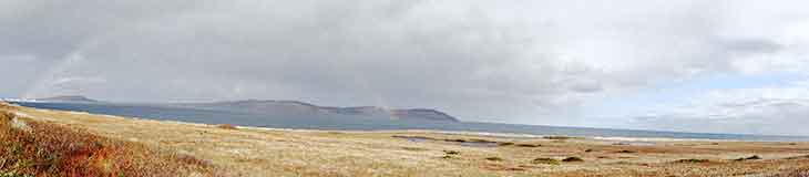 Paysage de Miquelon-Langlade, archipel de Saint-Pierre-et-Miquelon, où j’ai exercé comme gendarme pendant 3 ans